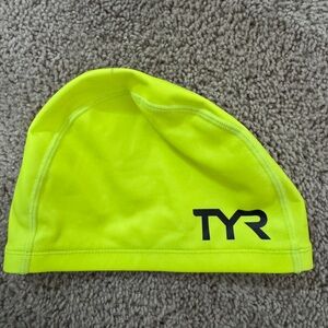 TYR Thermal Swim Cap - Neon Yellow